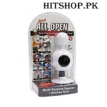 All Open 8-In-1 Multi-Purpose Can Opener And Kitchen Tool